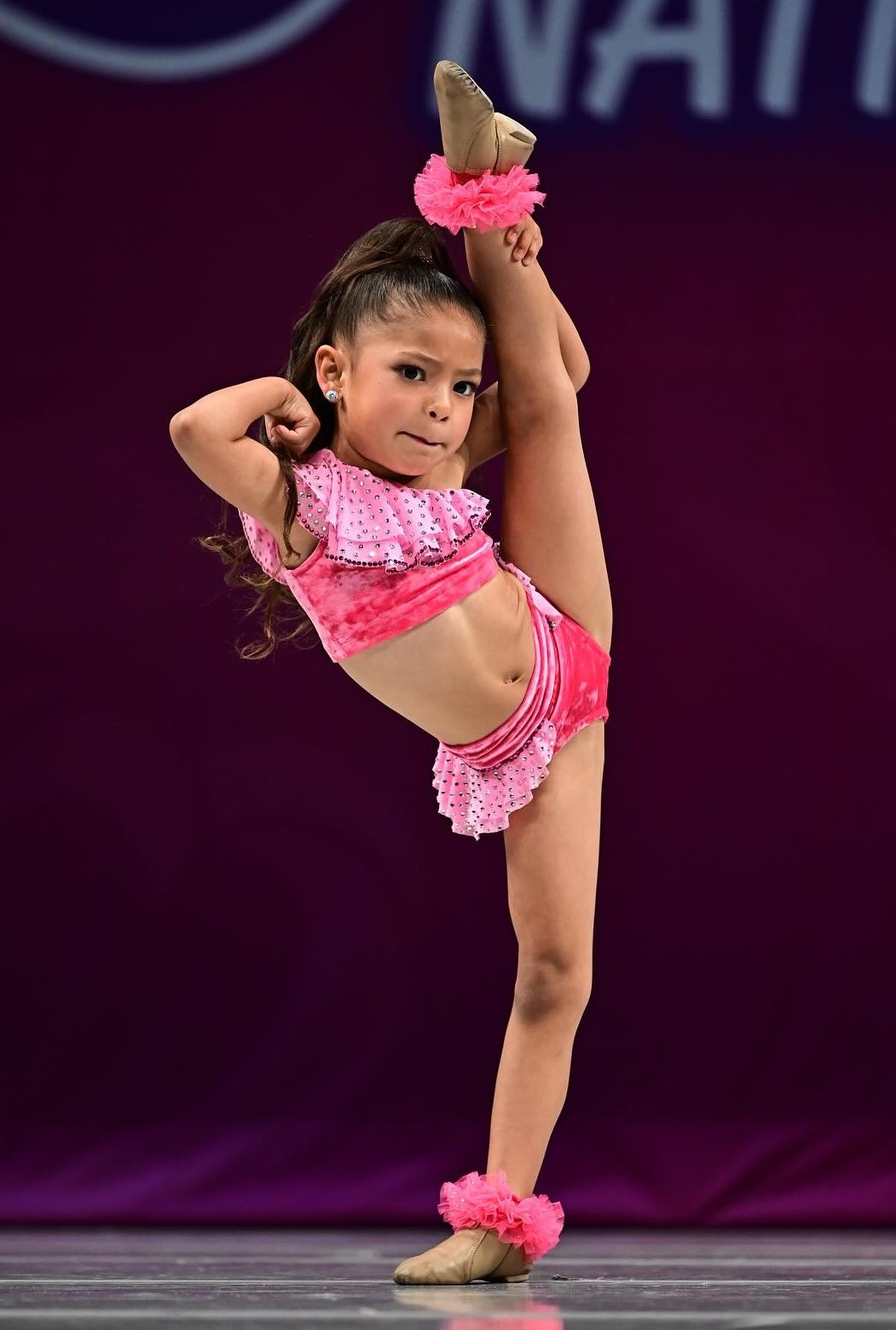 PP Cuties dancer at nationals